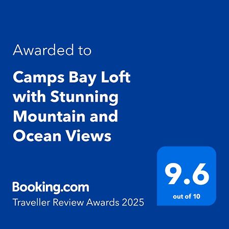Camps Bay Loft With Stunning Mountain And Ocean Views Apartman Fokváros Kültér fotó
